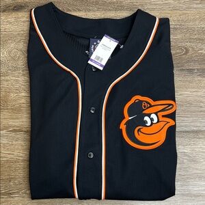 ⚾ Baltimore Orioles MLB Black Button Front Jersey – Men’s XXL NWT